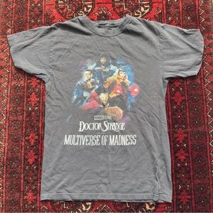 Doctor Strange Multiverse of Madness Graphic Tee Faded Black Mens Small